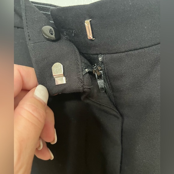 Zara black tapered pants, elastic back waistband, size S - Picture 6 of 9